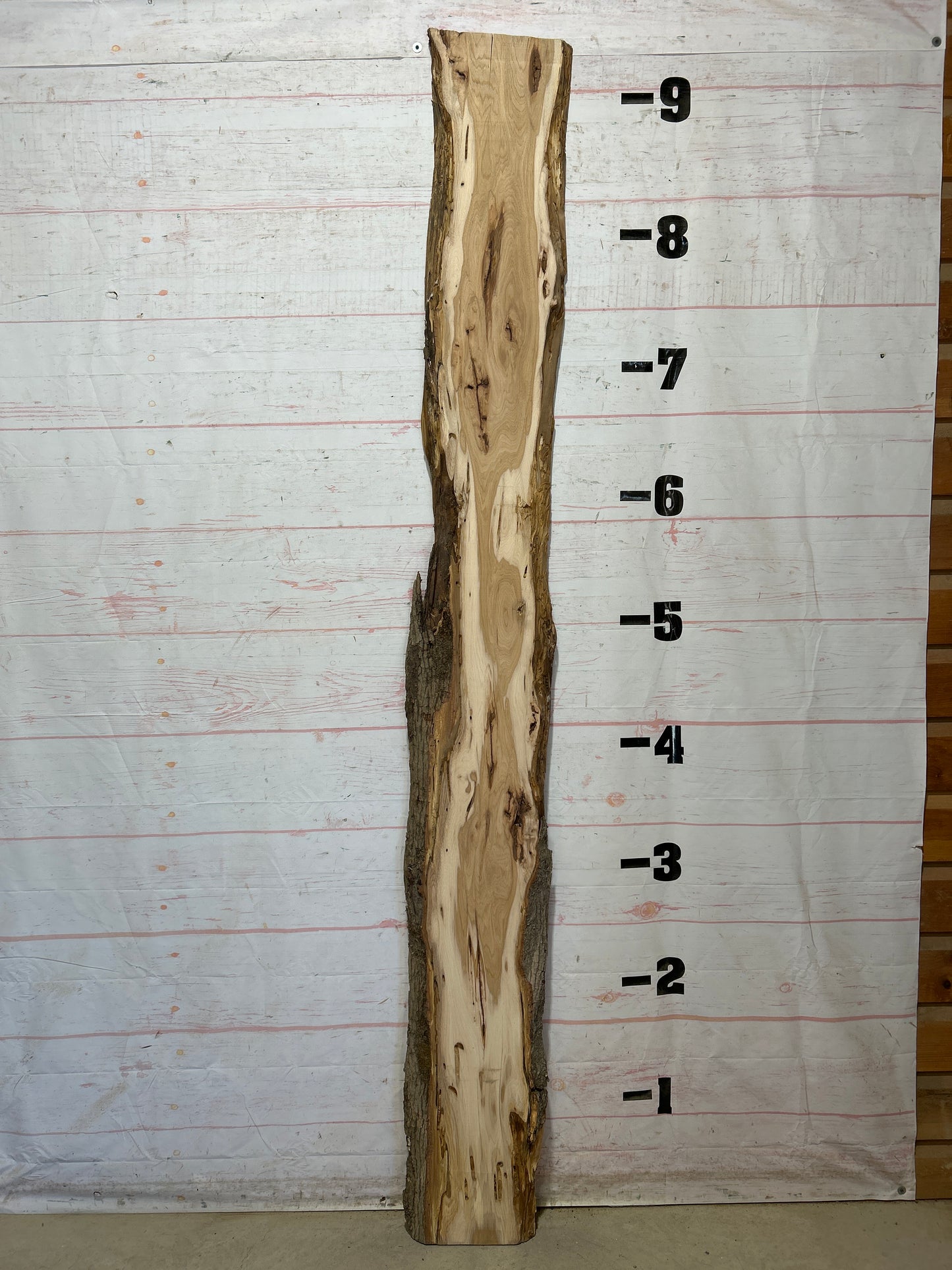 Live Edge Hickory Sku#28236-14