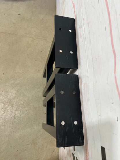 H-Shaped Powder Coated Steel Leg Set