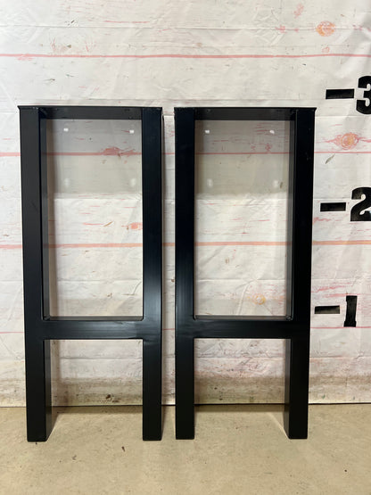 H-Shaped Powder Coated Steel Leg Set