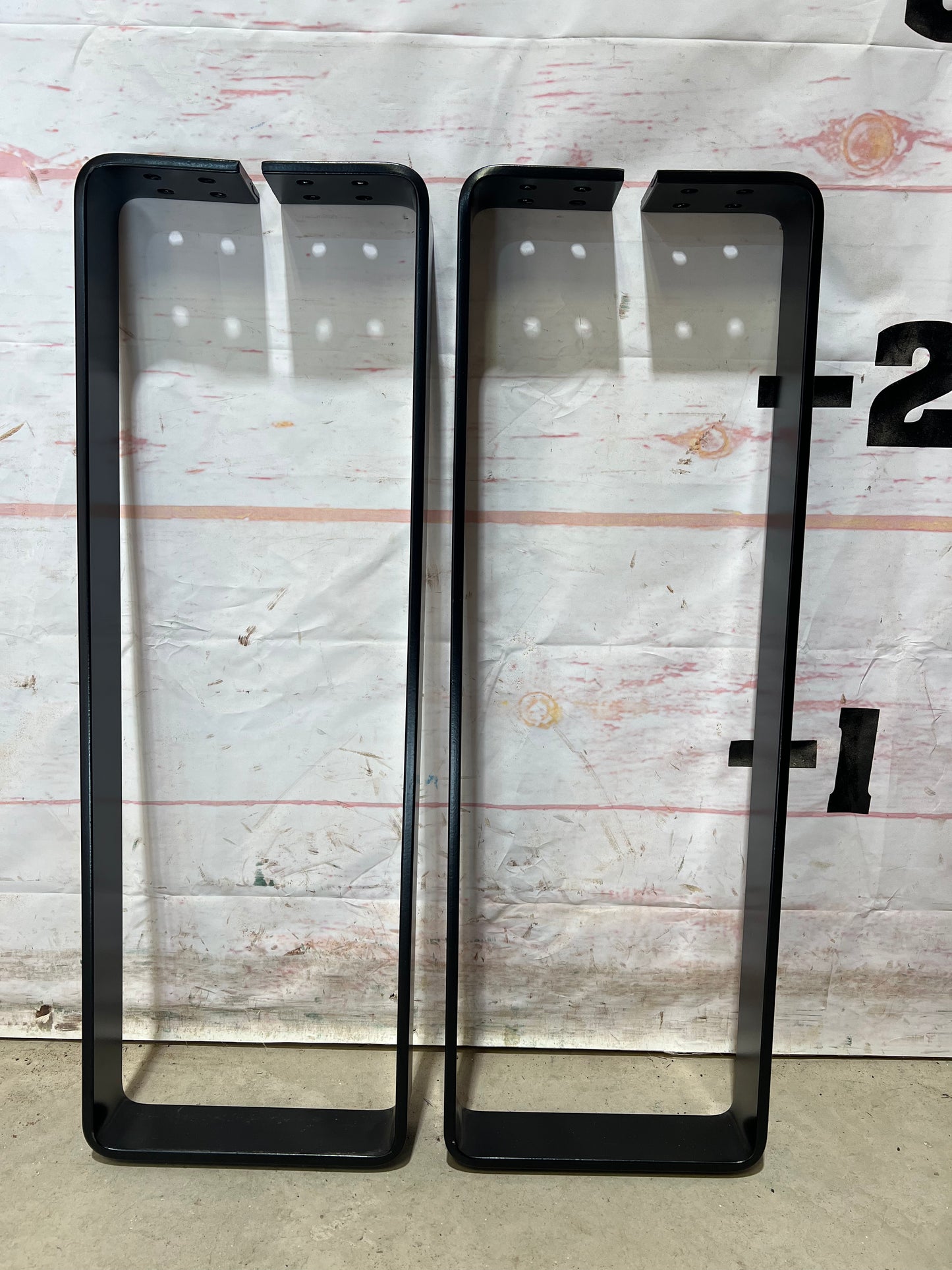 U-Shaped Powder Coated Steel Leg Set
