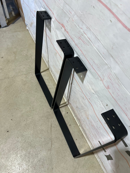 U-Shaped Powder Coated Steel Leg Set