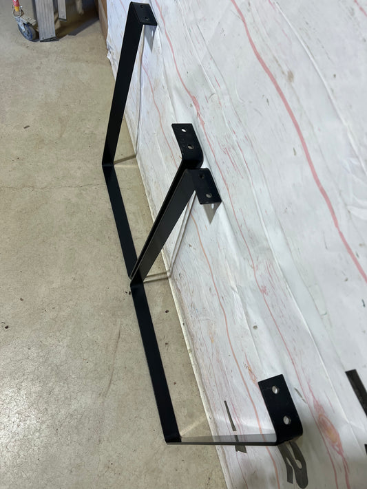 U-Shaped Powder Coated Steel Leg Set