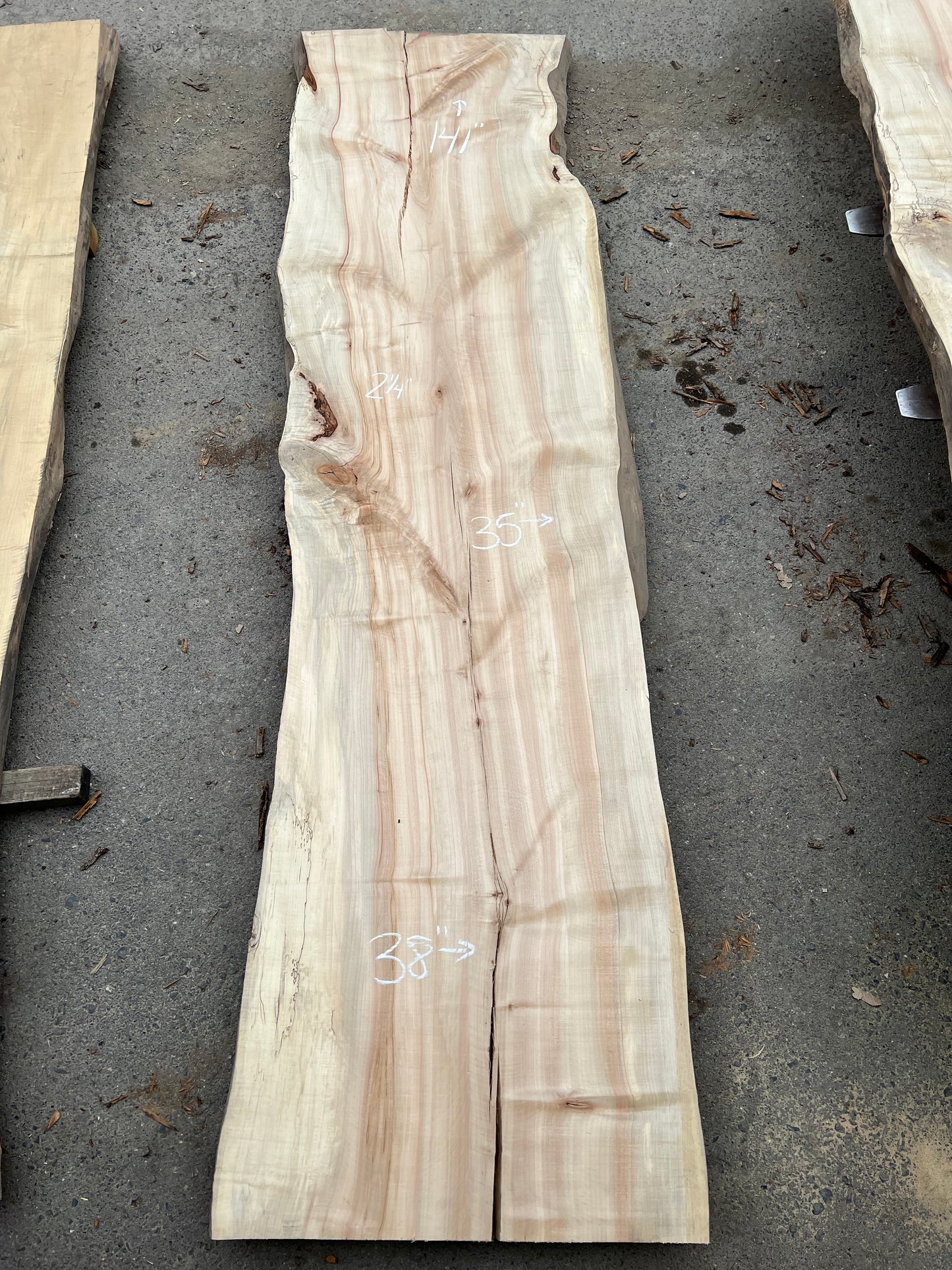 Live Edge Maple Sku# 24269S-82