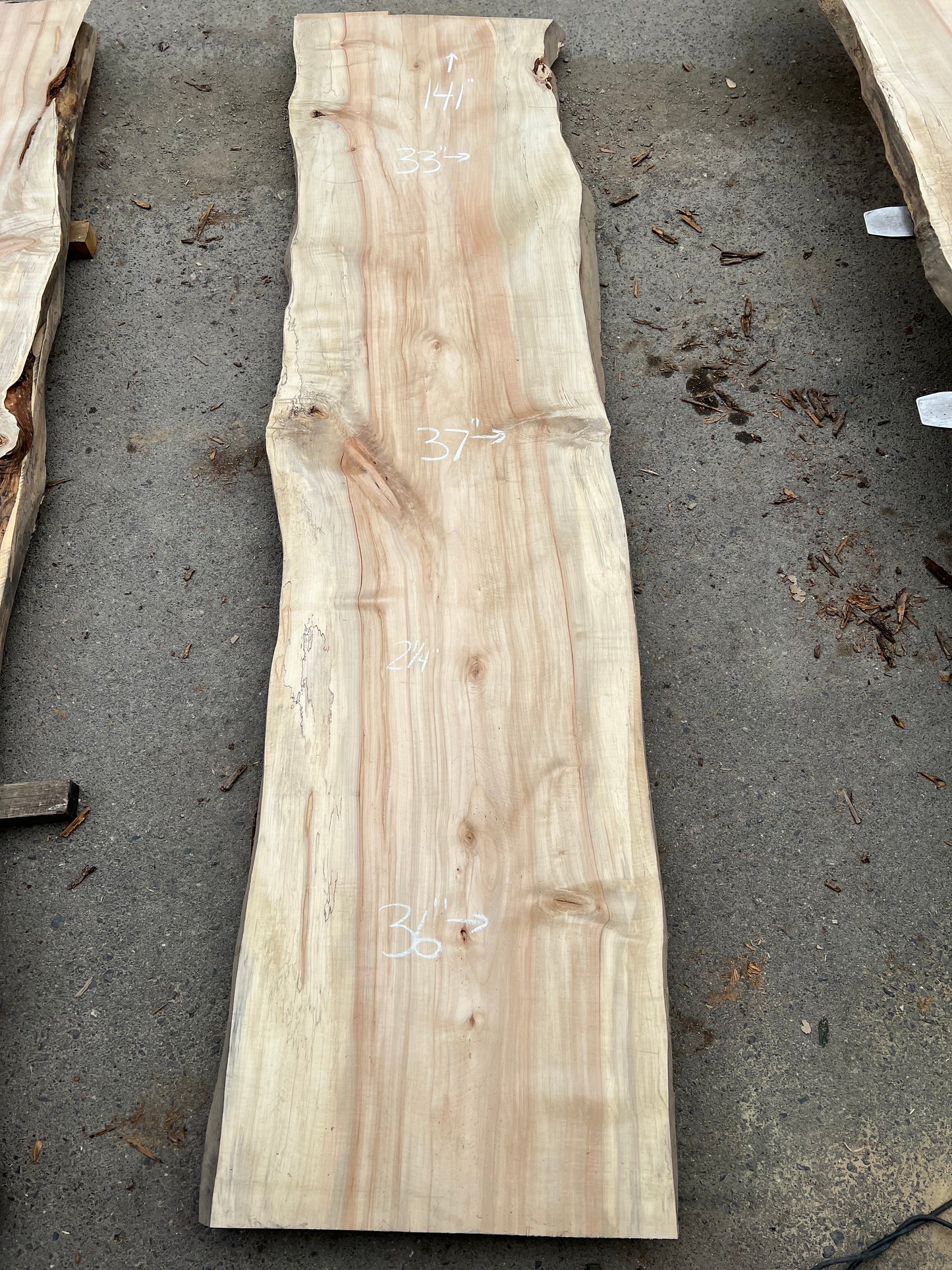 Live Edge Maple Sku# 24270S-82