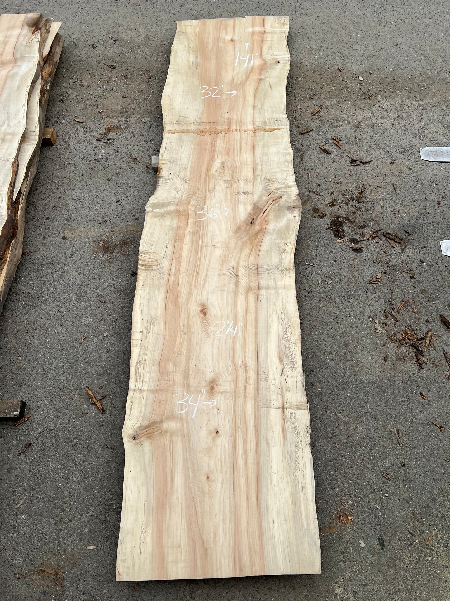 Live Edge Maple Sku# 24271S-78