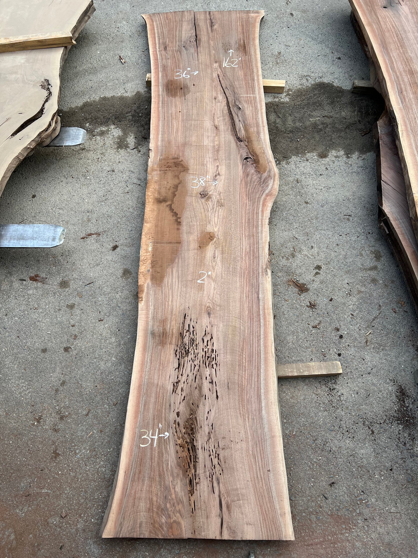 Live Edge Walnut Sku# 24314S-76