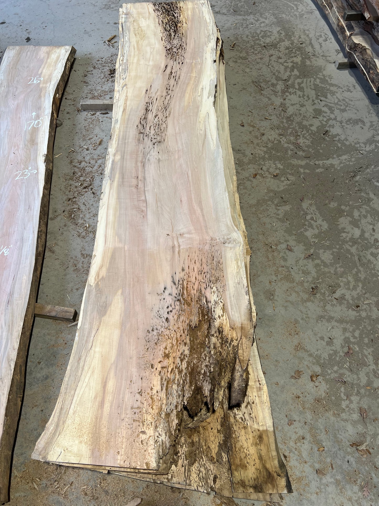 Live Edge Maple Sku# 24394S-87