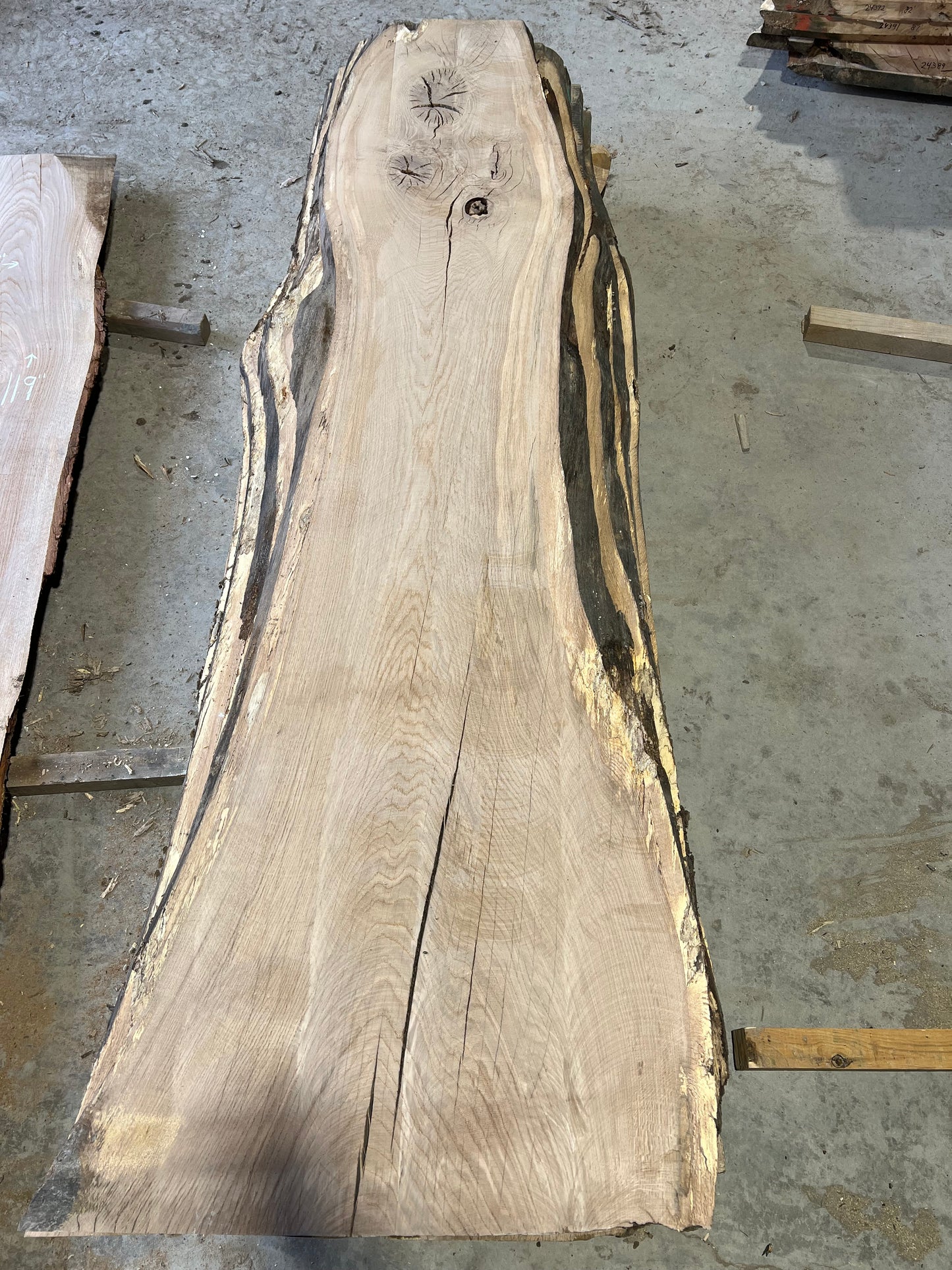 Live Edge White Oak Sku# 24500S-37