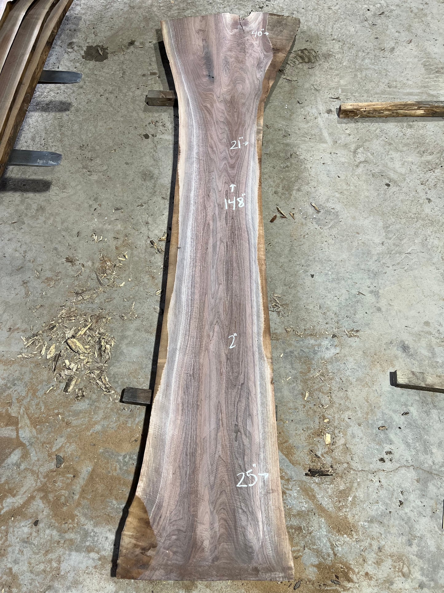 Live Edge Walnut Sku# 24518S-48