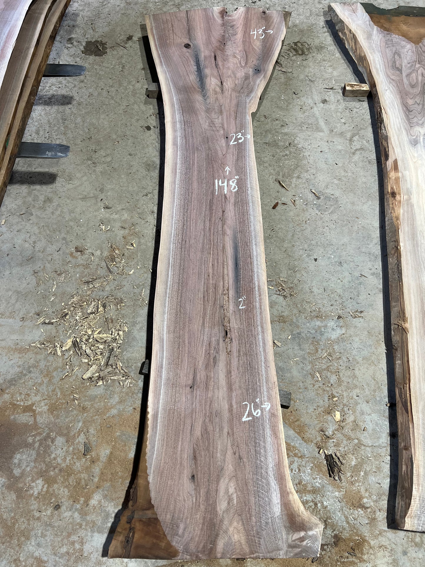 Live Edge Walnut Sku# 24519S-52