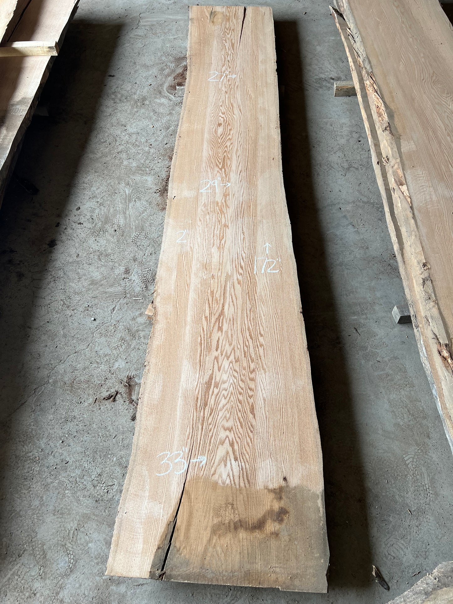 Live Edge Red Oak Sku# 25757S-72