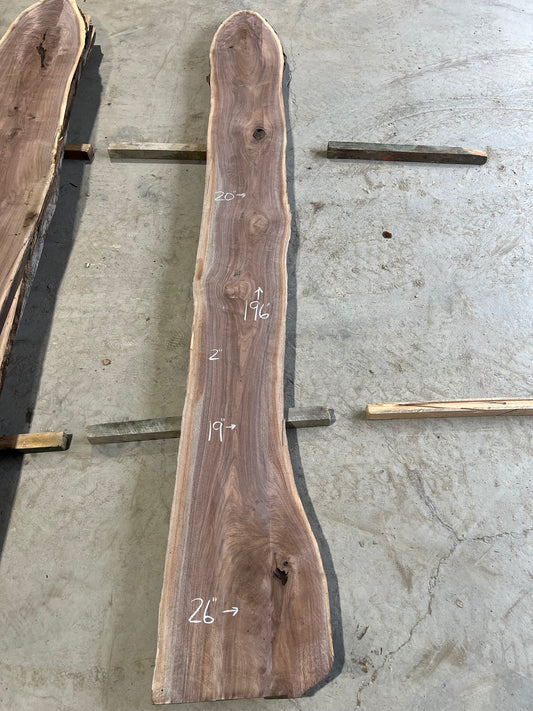 Live Edge Walnut Sku# 26009S-49