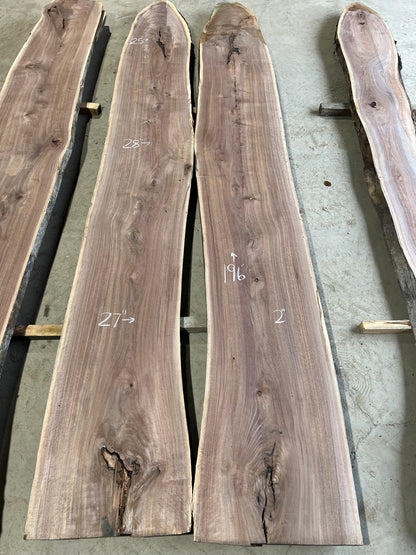 Live Edge Walnut Set Sku# 26010S-148