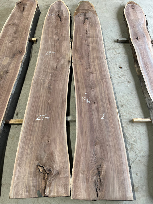 Live Edge Walnut Set Sku# 26010S-148