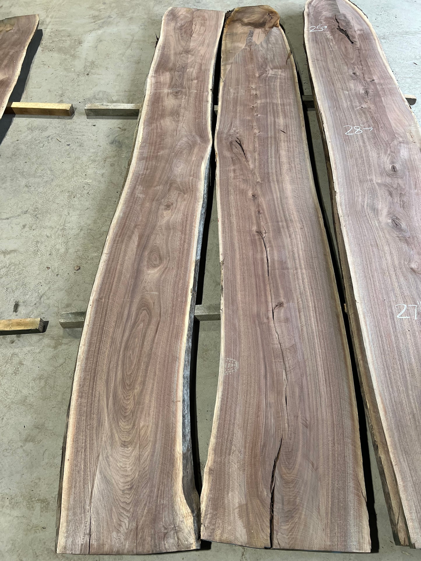 Live Edge Walnut Set Sku# 26011S-136
