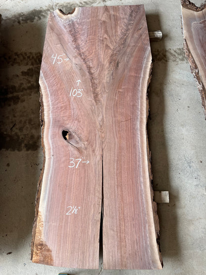 Live Edge Walnut Sku# 26128S-72