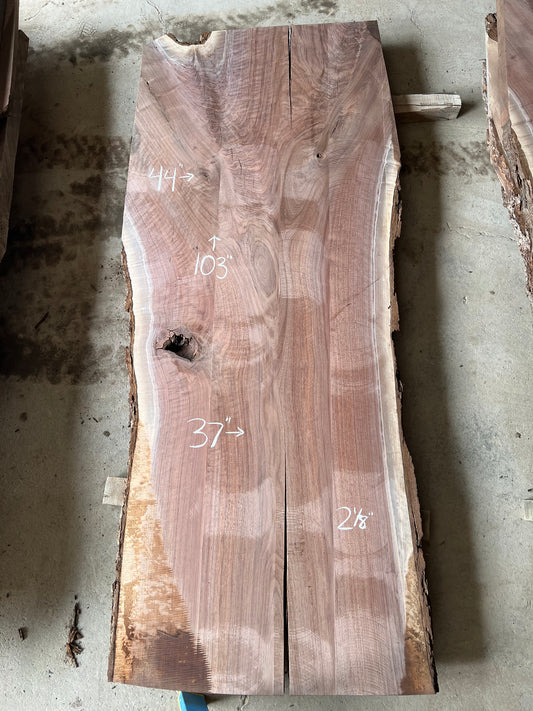 Live Edge Walnut Sku# 26129S-70