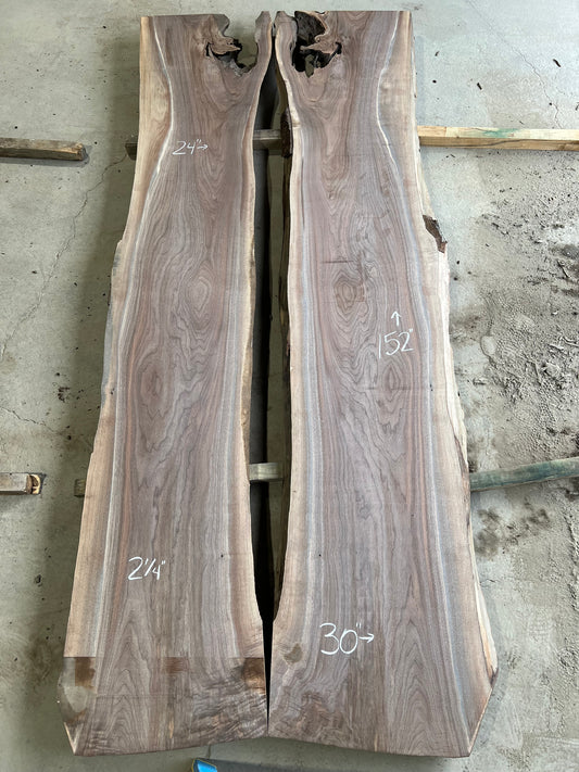 Live Edge Walnut Set Sku# 26135S-124