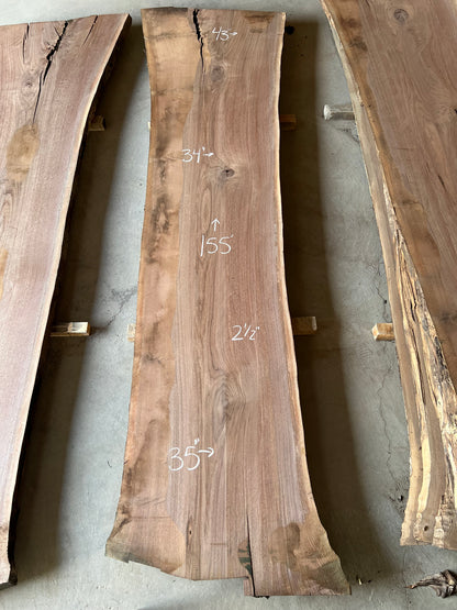 Live Edge Walnut Sku# 26244S-100