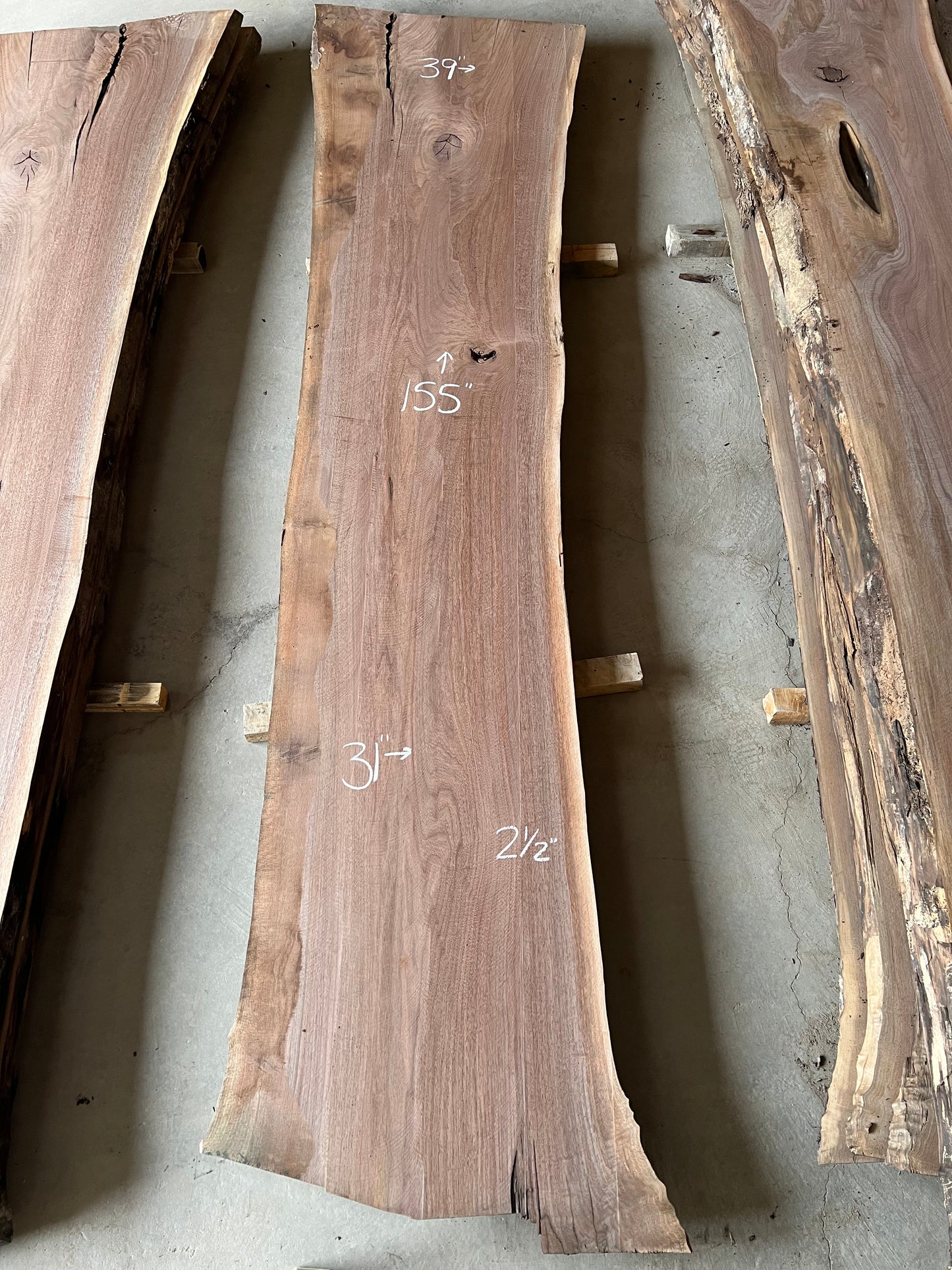 Live Edge Walnut Sku# 26245S-89