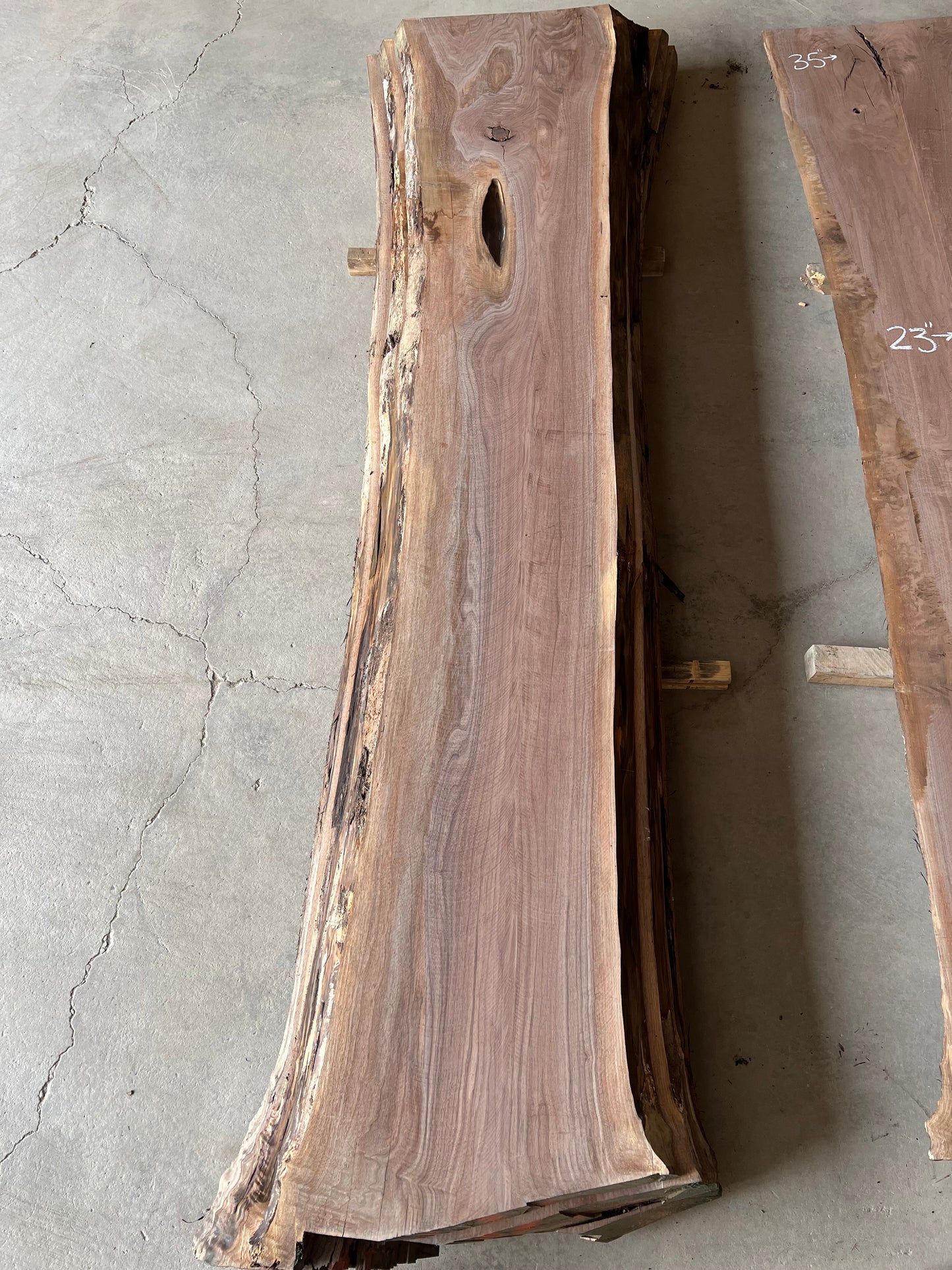 Live Edge Walnut Sku# 26246S-70