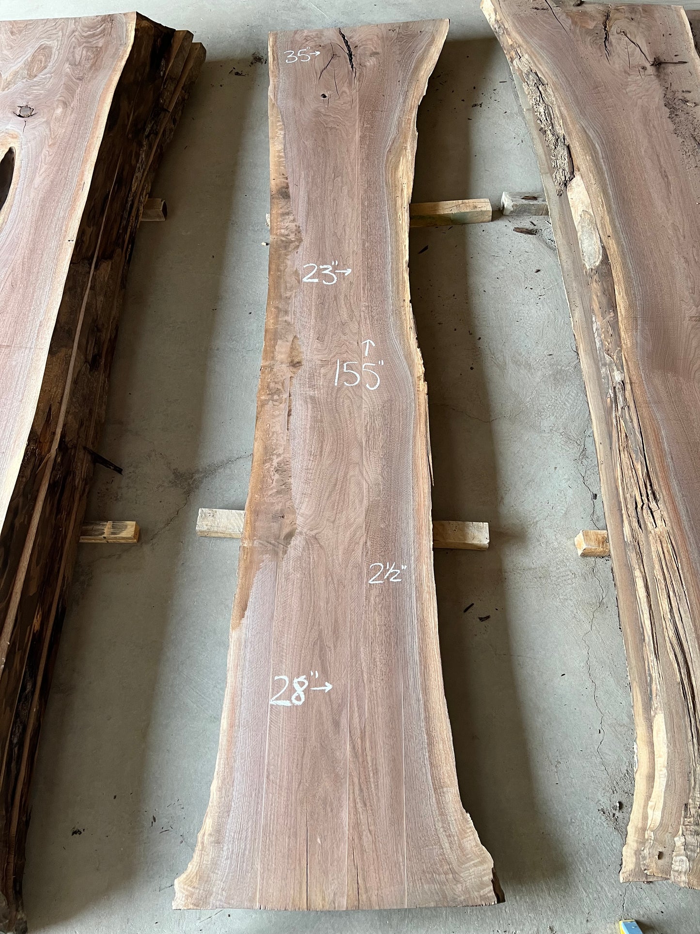Live Edge Walnut Sku# 26247S-65