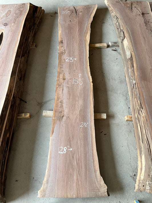 Live Edge Walnut Sku# 26247S-65