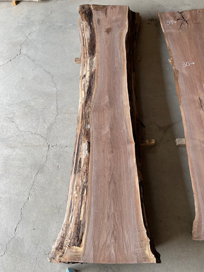 Live Edge Walnut Sku# 26247S-65