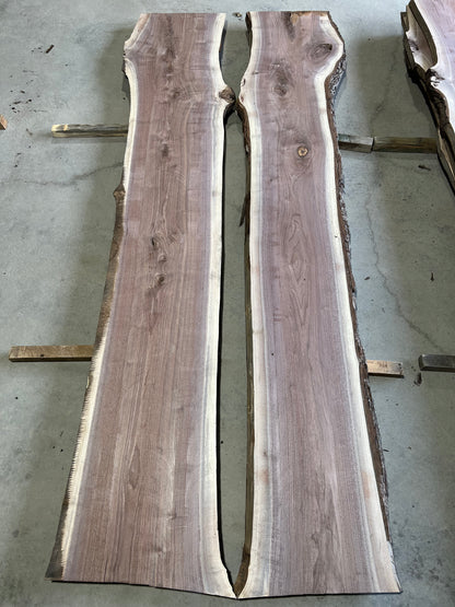 Live Edge Walnut Set Sku# 26253S-140