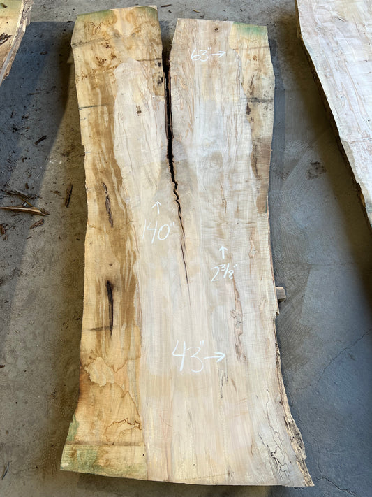 Live Edge Curly Maple Sku# 26473S-105