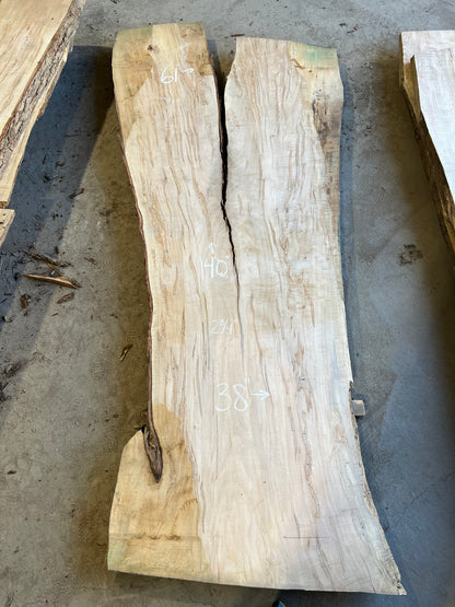 Live Edge Curly Maple Sku# 26474S-96