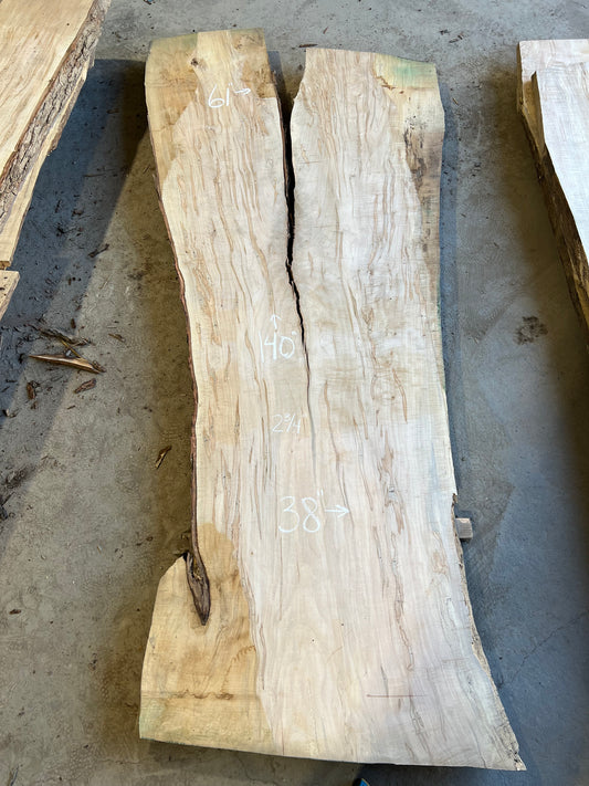 Live Edge Curly Maple Sku# 26474S-96