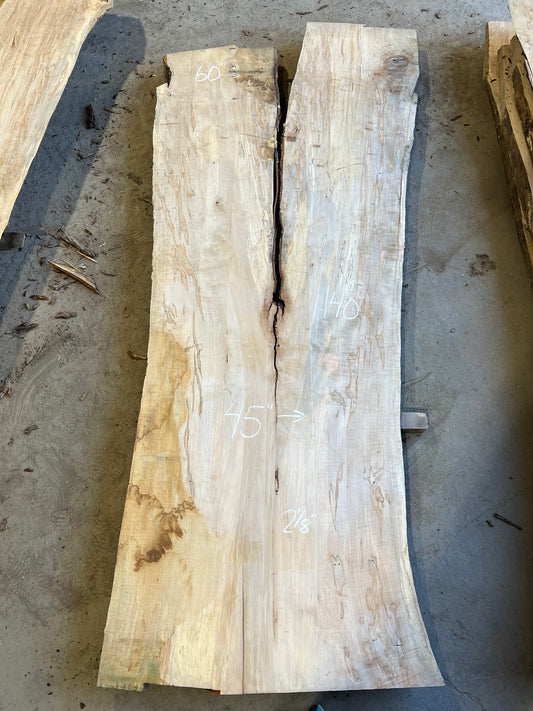 Live Edge Curly Maple Sku# 26476S-110