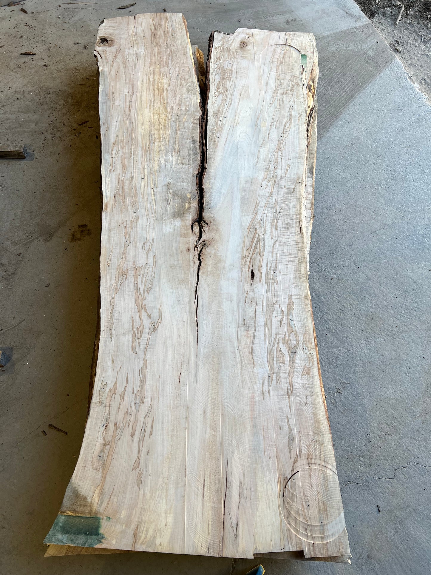 Live Edge Curly Maple Sku# 26476S-110
