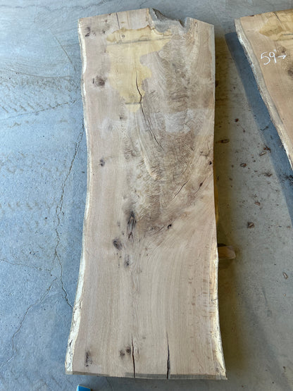 Live Edge White Oak Sku# 26600S-57