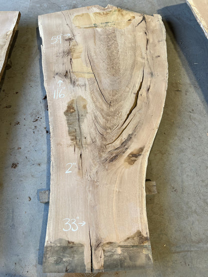 Live Edge White Oak Sku# 26602S-63
