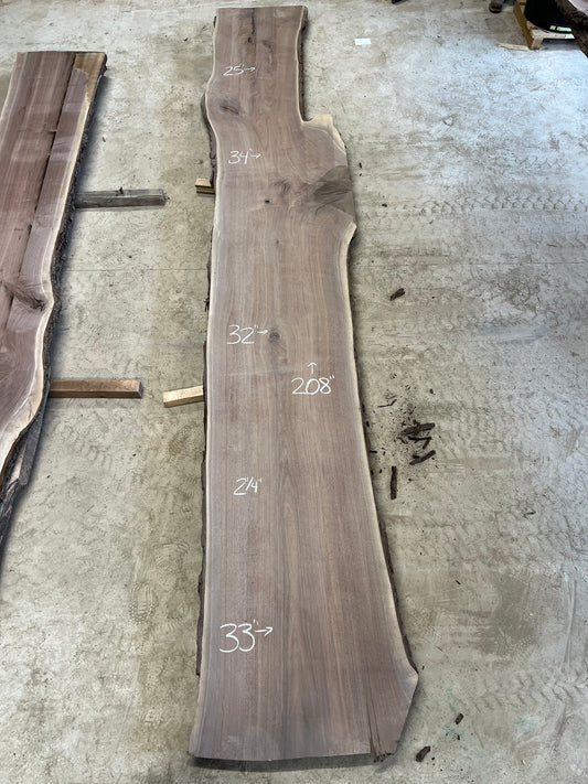 Live Edge Walnut Sku#27306S-112