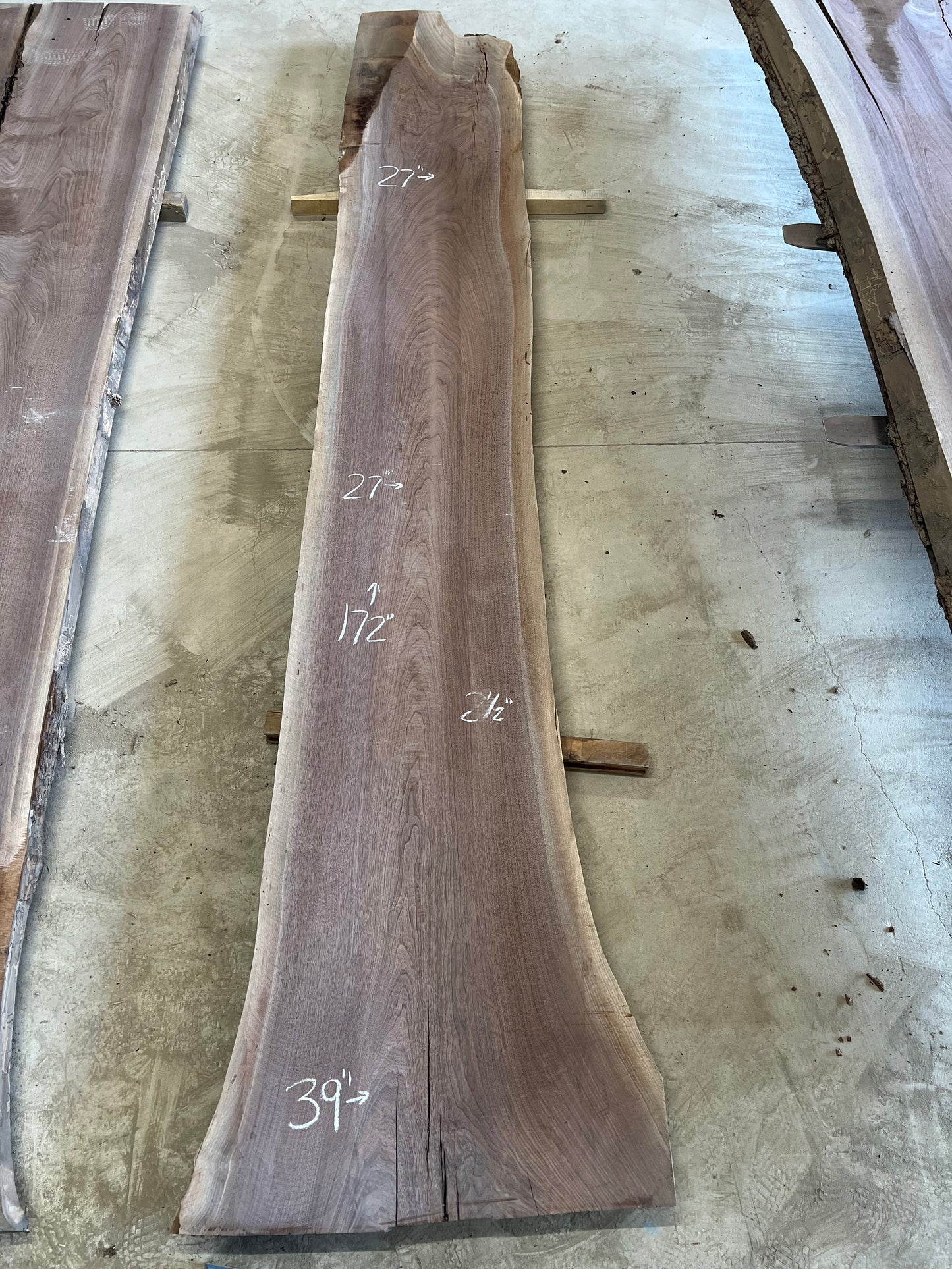 Live Edge Walnut Sku#27309S-77