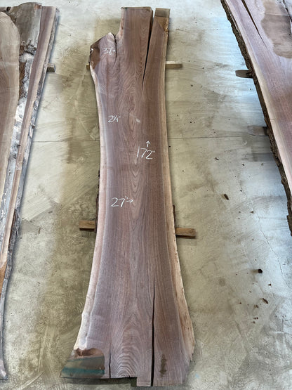 Live Edge Walnut Sku#27310S-84