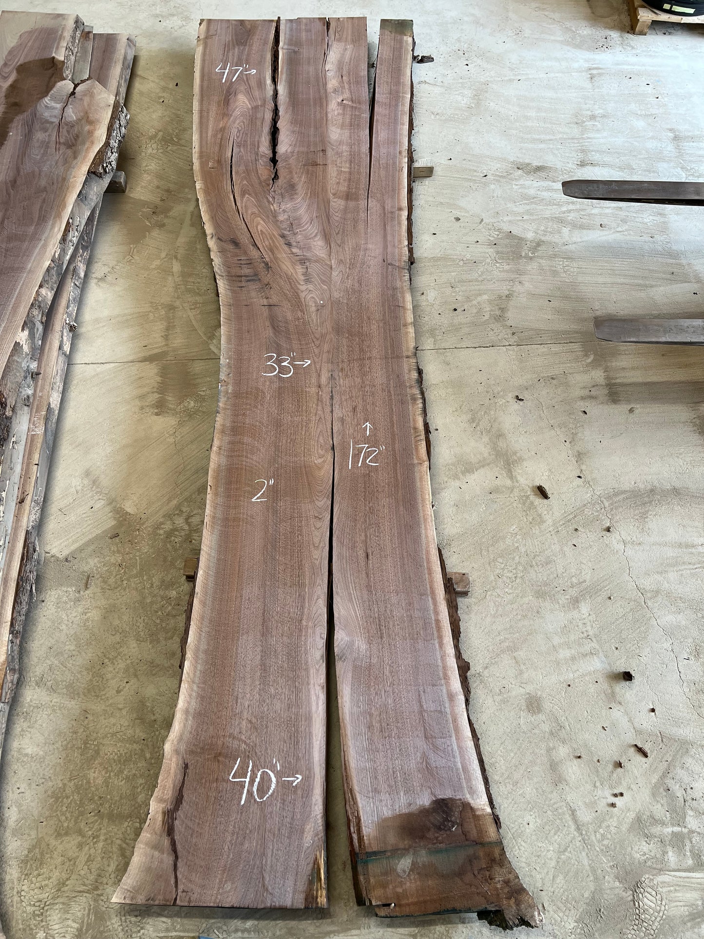 Live Edge Walnut Sku#27311S-86