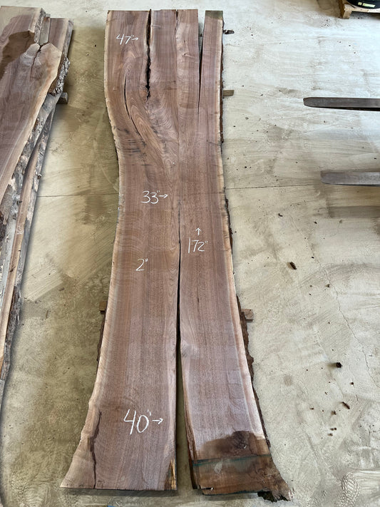 Live Edge Walnut Sku#27311S-86