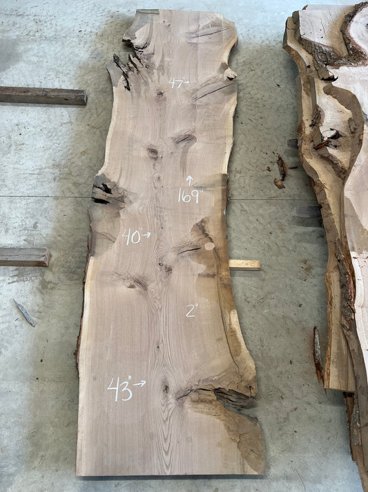 Live Edge White Oak Sku#27356S-100