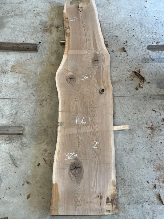 Live Edge White Oak Sku#27360S-71