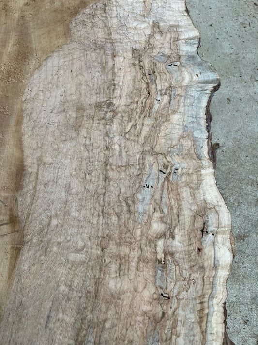 Live Edge Figured Maple Sku#27361S-61