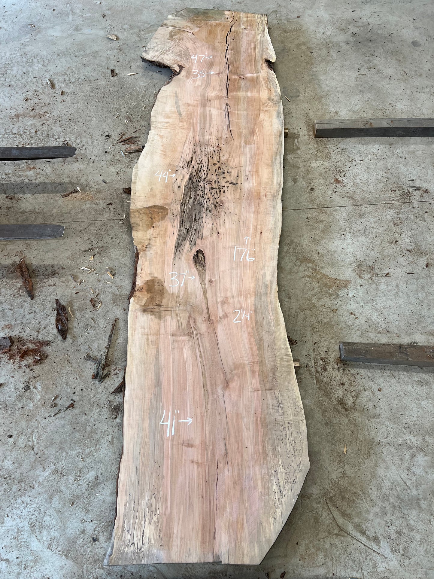 Live Edge Maple Sku#27365S-110