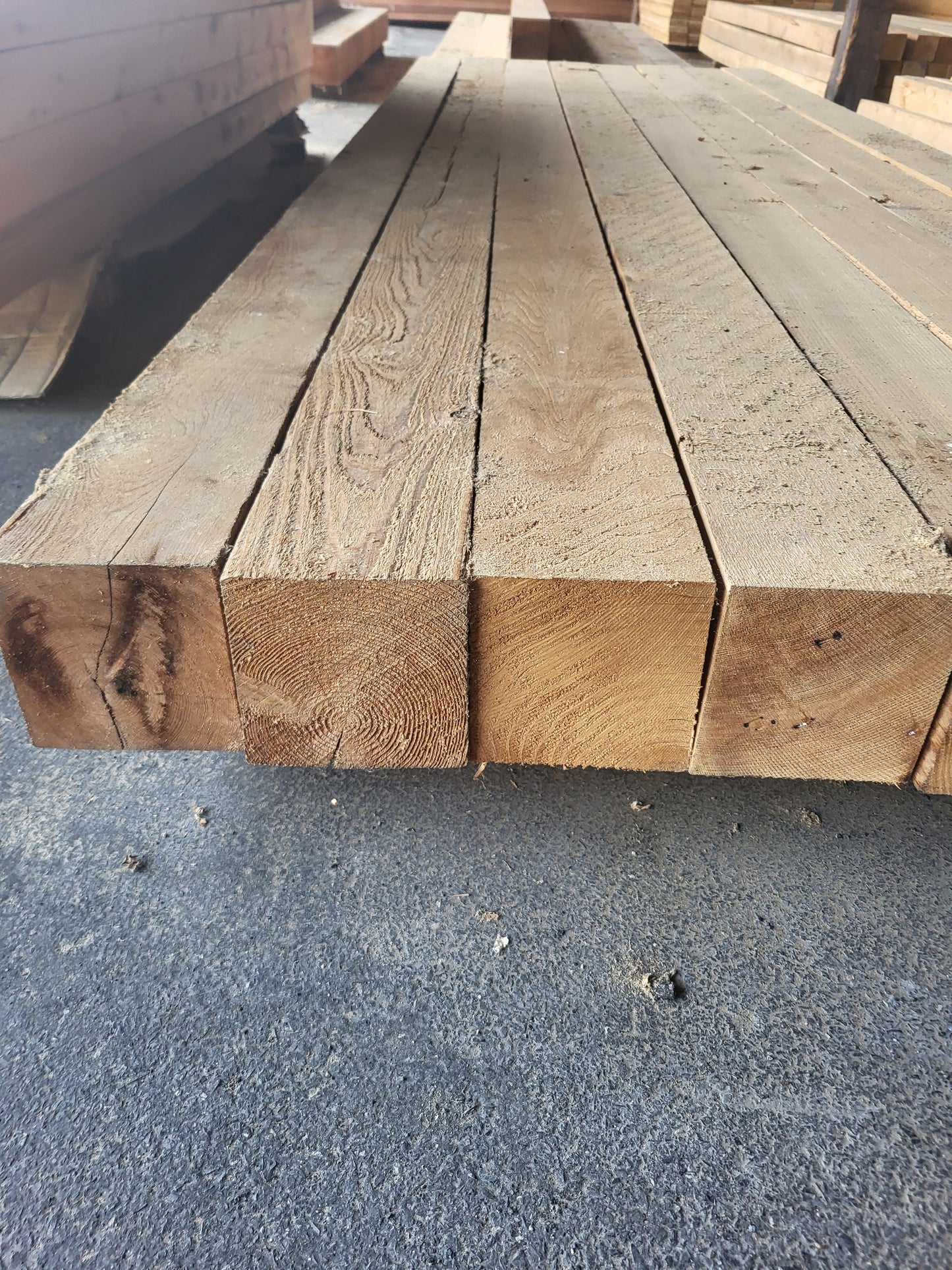 Knotty Western Red Cedar Fence and Deck Posts