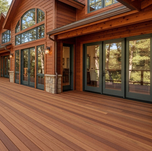 Knotty Western Red Cedar Siding (Beveled)