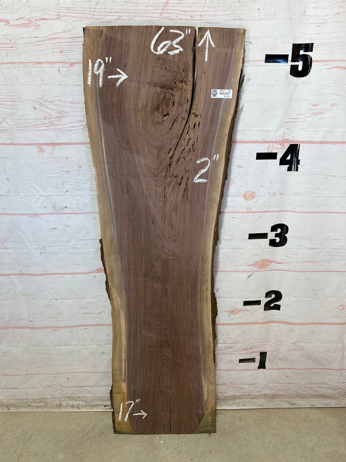 Live Edge Walnut Sku#29061G-16