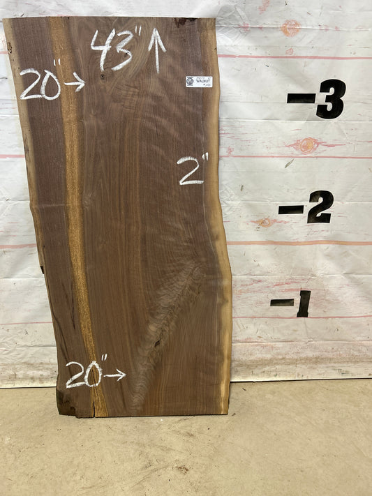 Live Edge Walnut Sku#29077M-12