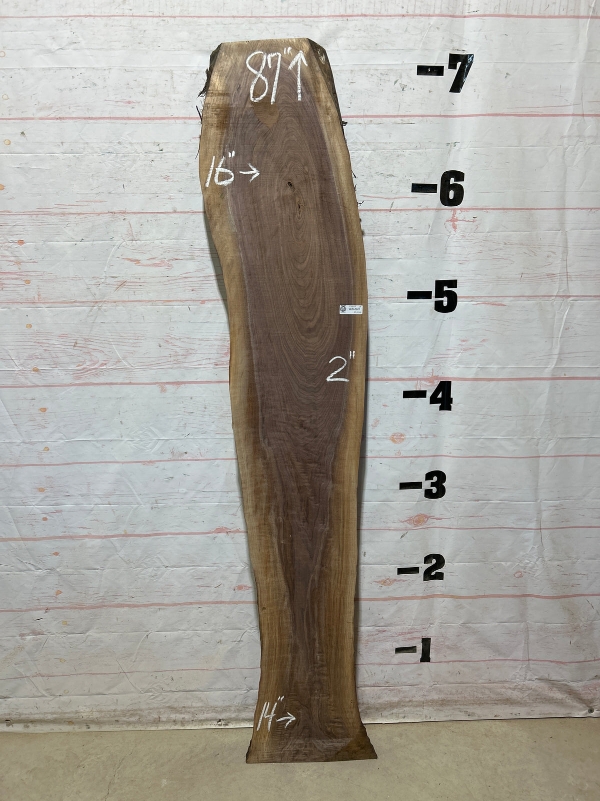 Live Edge Walnut Sku#29055G-18